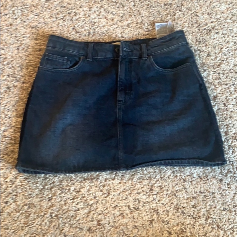 Zara denim mini skirt